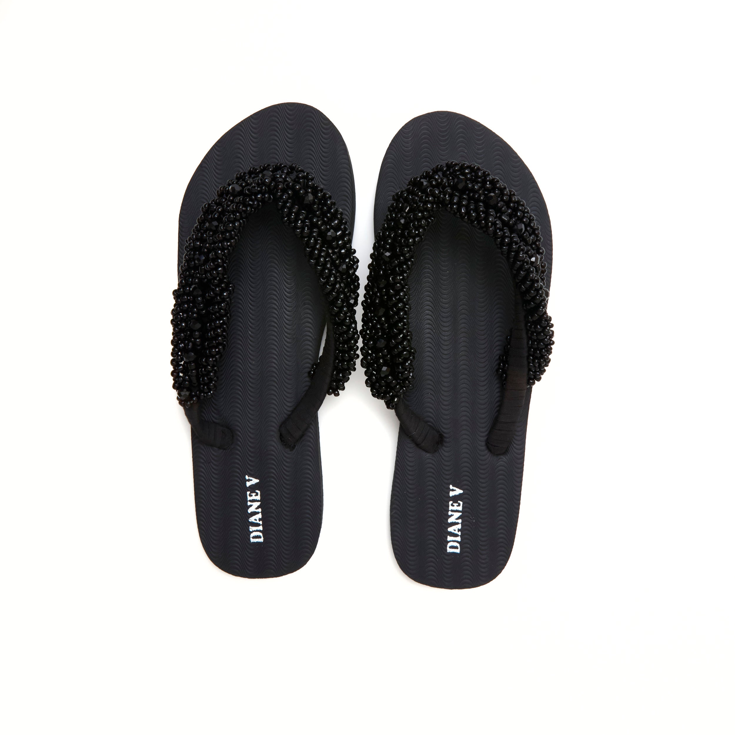 Bling Flip Flop Black