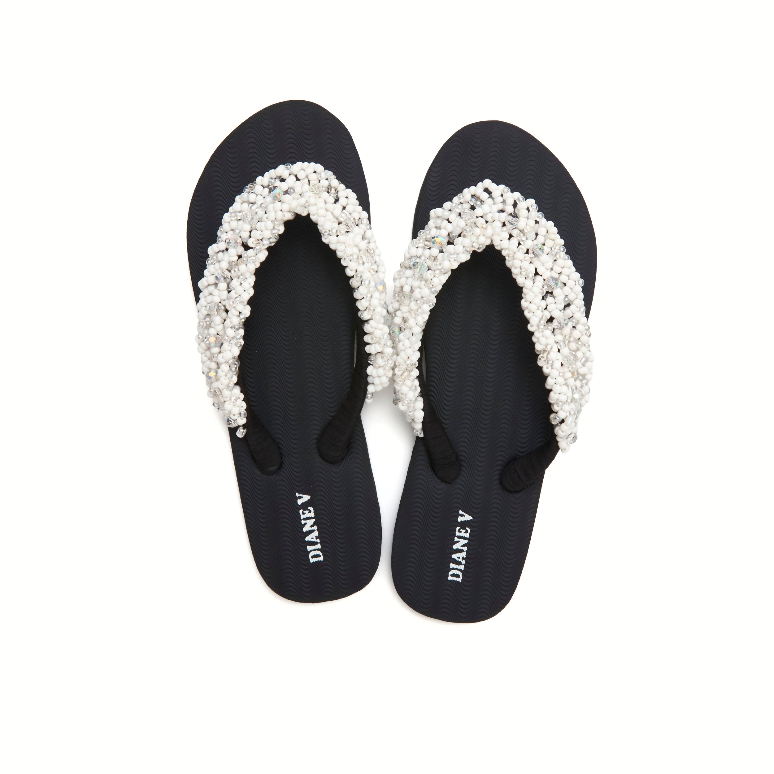 Bling Flip Flop White