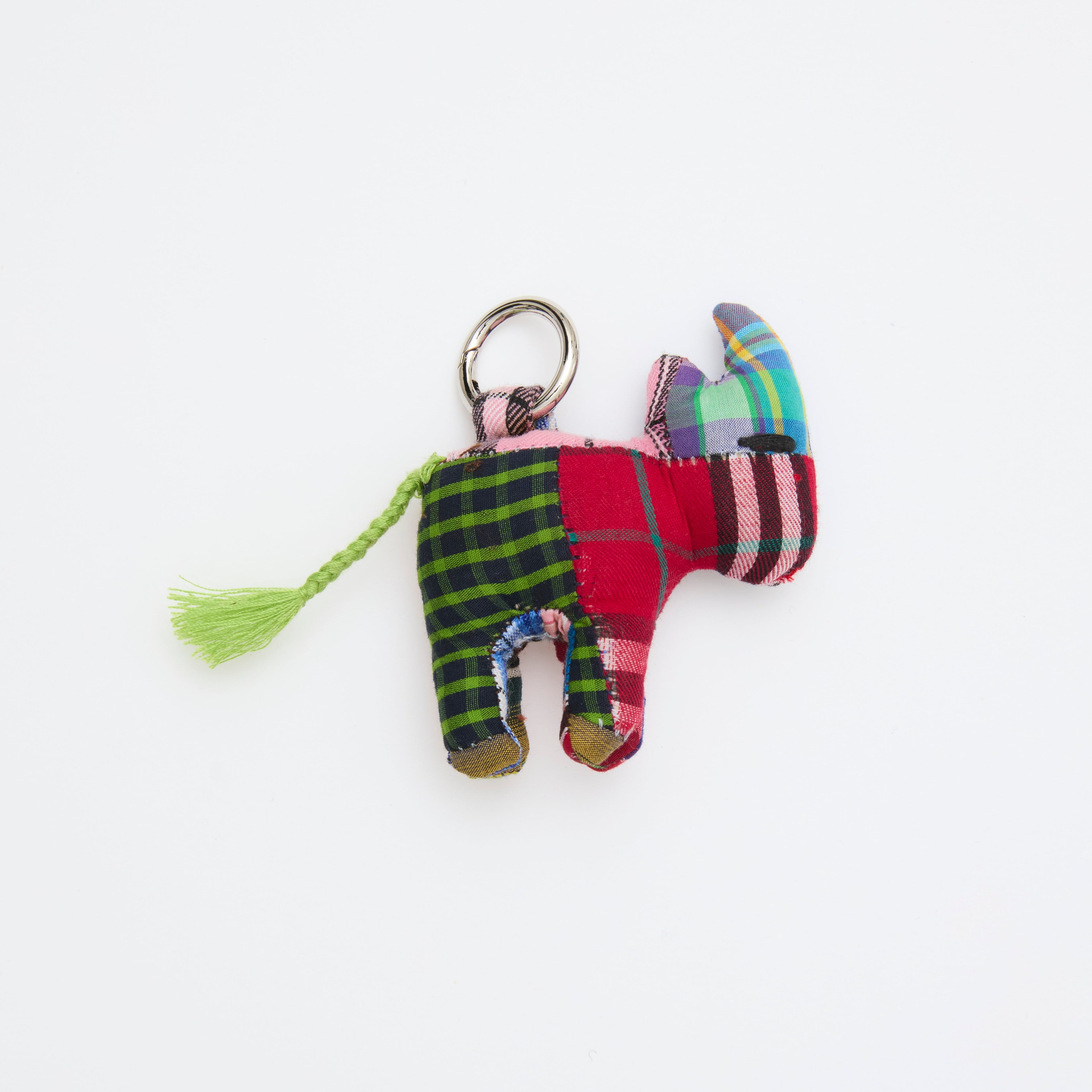 Patchy Rhino Keychain