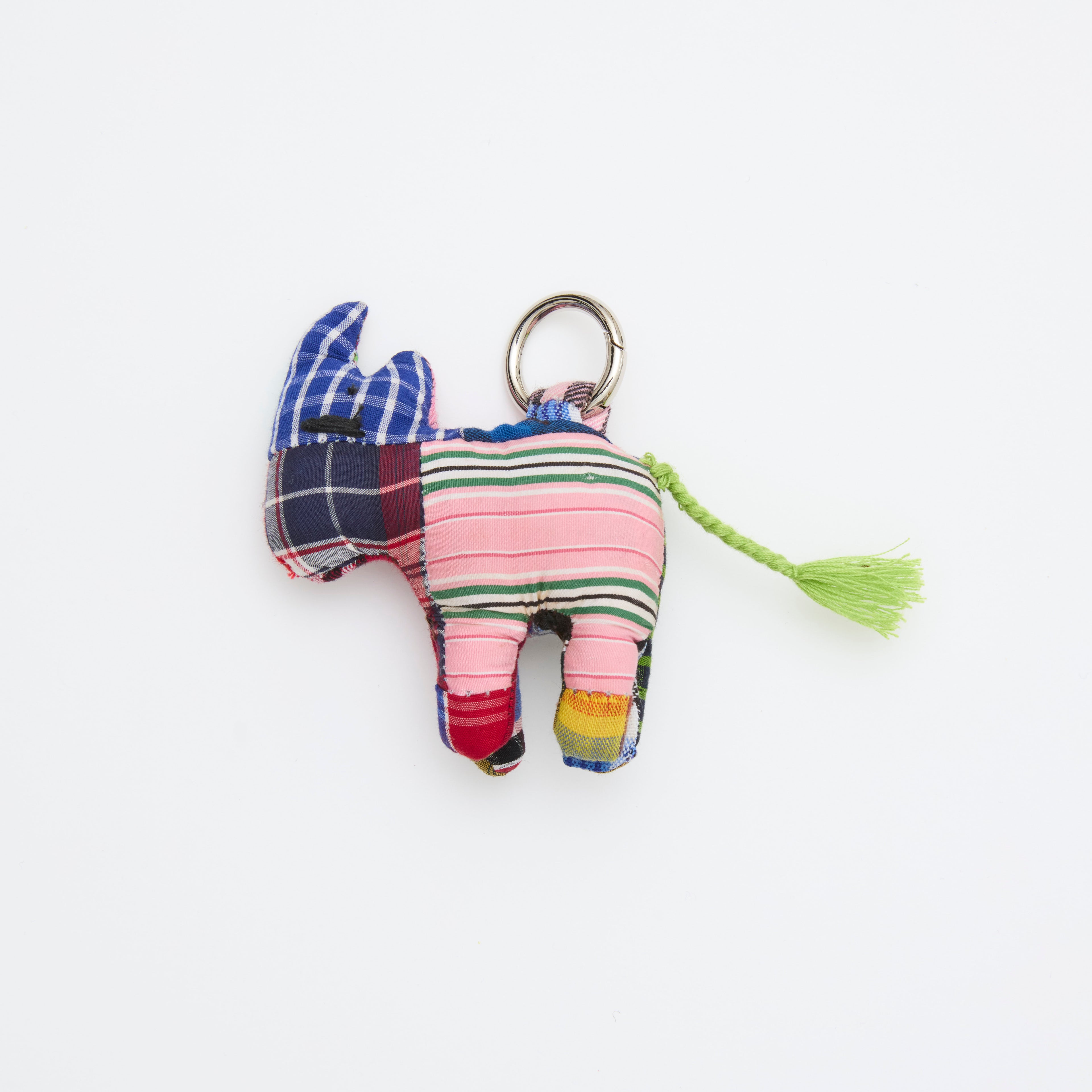 Patchy Rhino Keychain